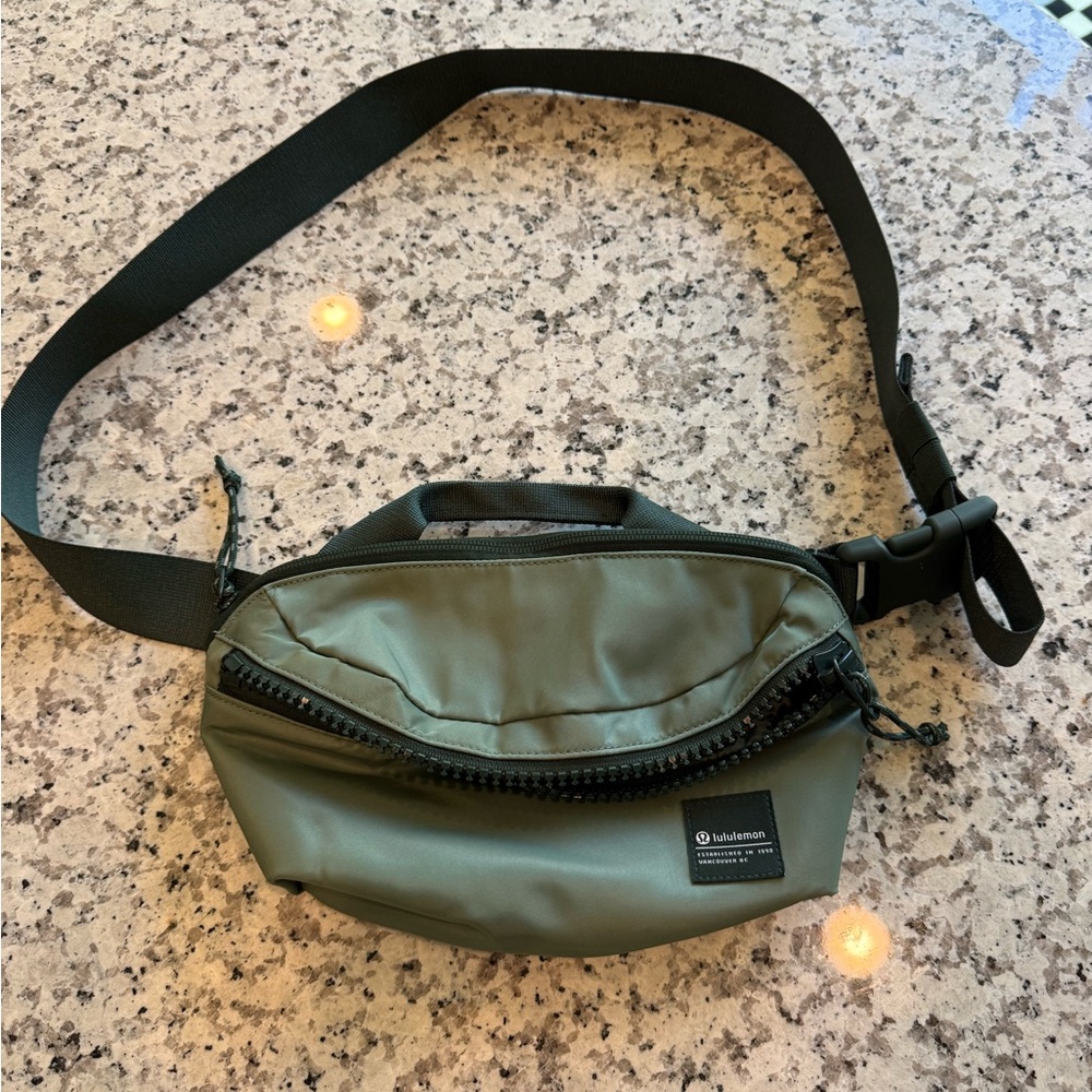 Lululemon Olive Green Belt/Crossbody Bag